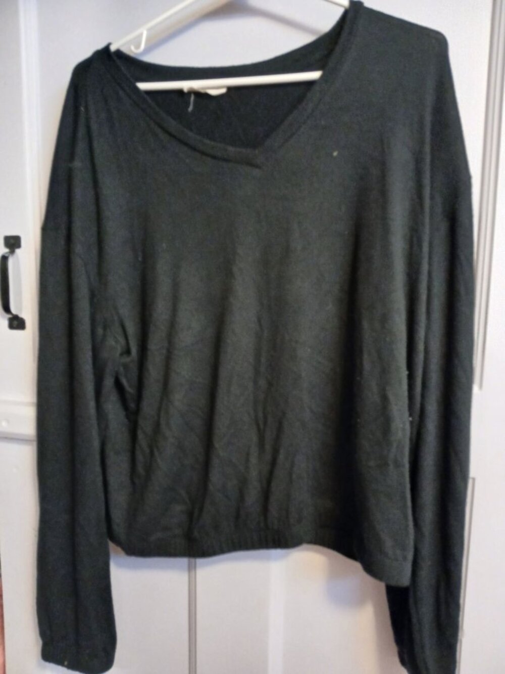 78&Sunny Womens M Black long Sleeve Shirt